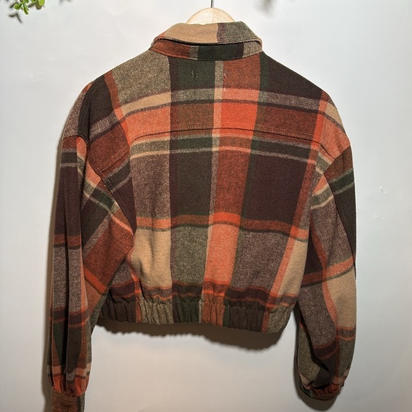 Ashley Outerwear Jacket / Brown plaid / Cozy & Comfy/ trendy  Sz Xl - - Picture 7 of 9